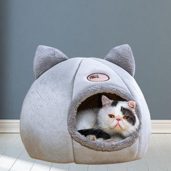 cat head cat bed