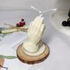 3D Prayer Gesture Candle Silicone Mold Handmade Hand in Hand Buddha Hand Aromatherapy Molds Gypsum Crafts Desktop Ornament