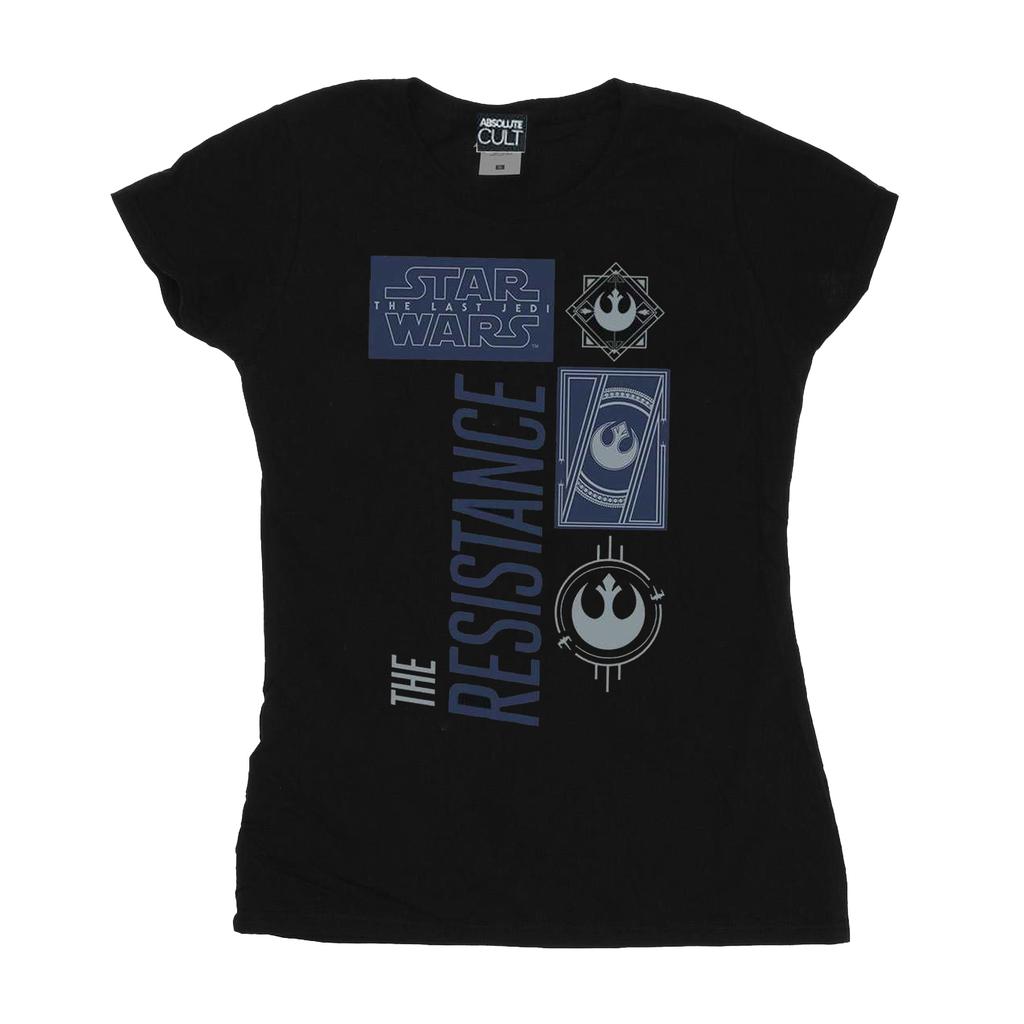 STAR WARS Womens/Ladies The Last Jedi The Resistance Cotton T-Shirt