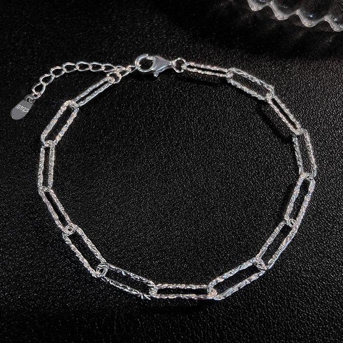Fine 925 Sterling Silver Crystal Bracelets For Women Fashion Vintage Knot Adjustable Charm Bracelets Party Wedding Jewelry Gifts