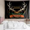 1pz Jager-meister Bevanda Spiritosa Asciugatura Rapida Arazzo, Arazzo dal Design Unico, Adatto per Camera da Letto, Soggiorno, Sala Giochi, Scaldacuore Regali di Festa