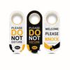 PVC Meeting Label Please Do Not Disturb Hotel Bulletin Board Door Hanger  Wall Decoration