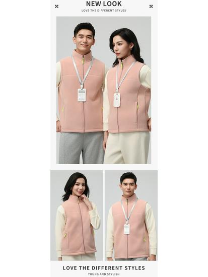 DJI Custom Logo Polar Fleece Vest - Winter Corporate Team Workwear Vest