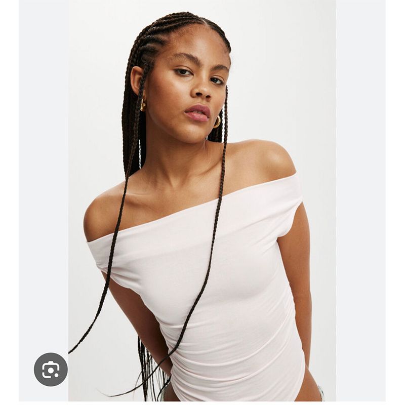 

Aosan Cott * Несколько способов ношения выреза! Модальные однотонные топы-жилеты с отворотным воротником и открытыми плечами White (Default Flaw XL