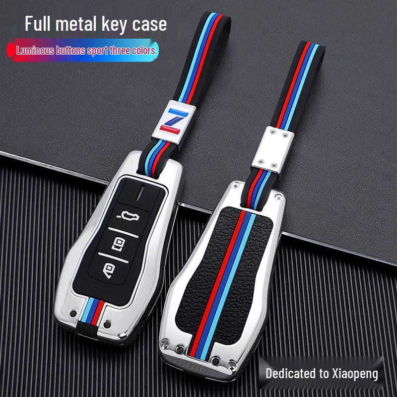Enhanced Metal Protective Key Case for Xiaopeng G3 and G3i 2019 Model, P7 - Suitable for Men and Women