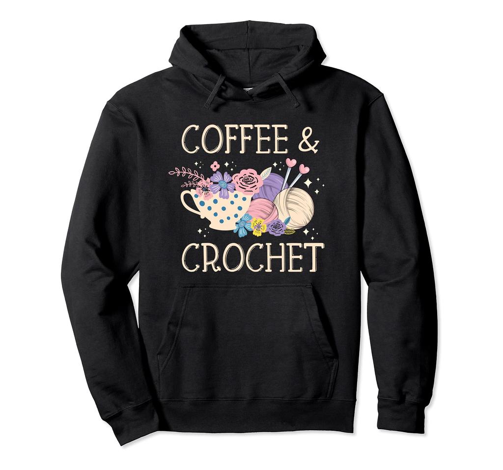 crochet coffee crochet knitting yarn crochet lover hoodie