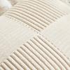 Corduroy Throw Pillowcase Soft Striped Removable Throw Pillow Cover for Easy Care Living Space