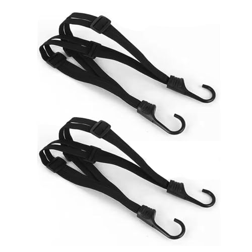 

YINKE Фиксированный шнур, Эластичная лента, Набор из 2 штук, Легко фиксируется, Эластичный, Фиксирующая веревка для мотоциклетного шлема, С крючками на обоих концах, Для шлемов, Багажа, Велосипеда