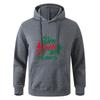 Teens Sportswear Autumn Long Sleeve Gray Black Hooded Sweatshirt Hoodie