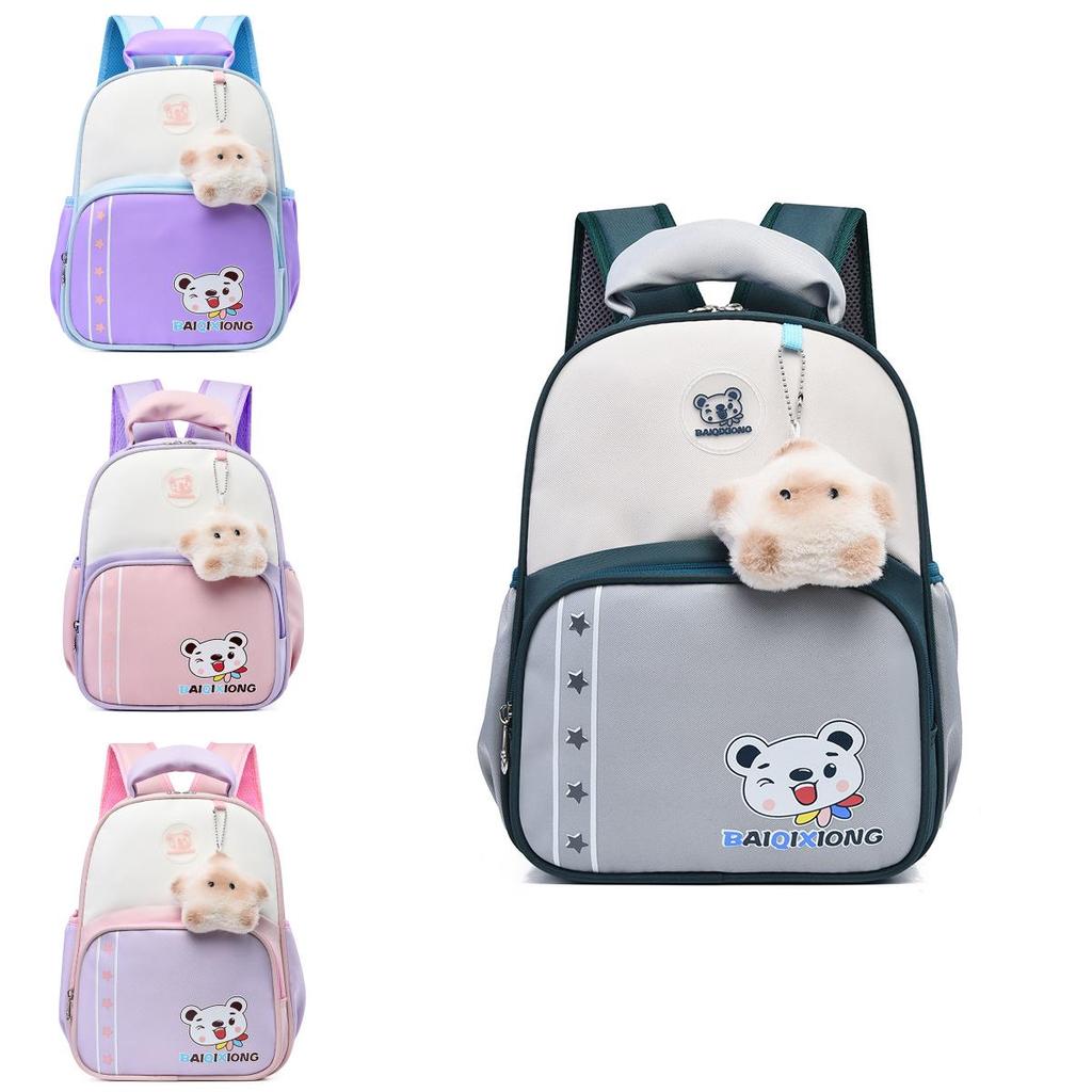 Cartoon Backpack For Toddlers Boys Girls Oxford Fabric Breathable Lightweight School Bag For Preschool