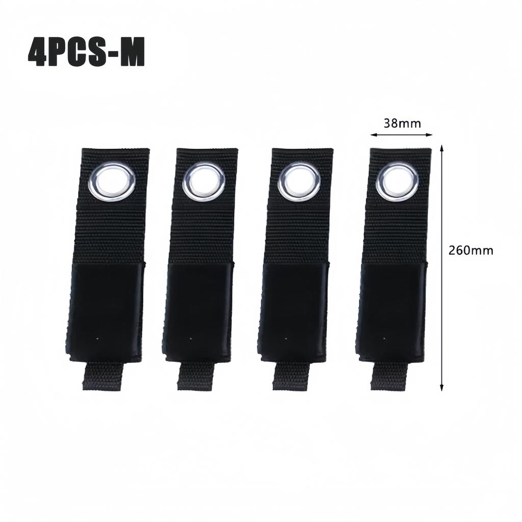 4PCS Heavy-Duty Hose Storage Straps Reusable Power Cord Management Nylon Heavy Cord Extension Cord Storage Organizer Straps
