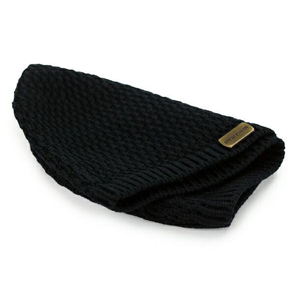 Used STETSON Royal Knit Cap Beanie Indoor Casual Short Watch Knit Cap Black [MB]