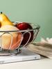Sturdy 304 stainless steel bread basket fruit basket living room household coffee table fruit plate vegetable basket ornament