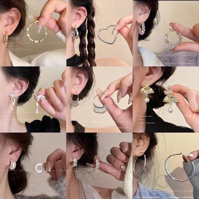 Luxe Geometric Bow Earrings - Trendy & Fairy-Inspired Statement Accessory