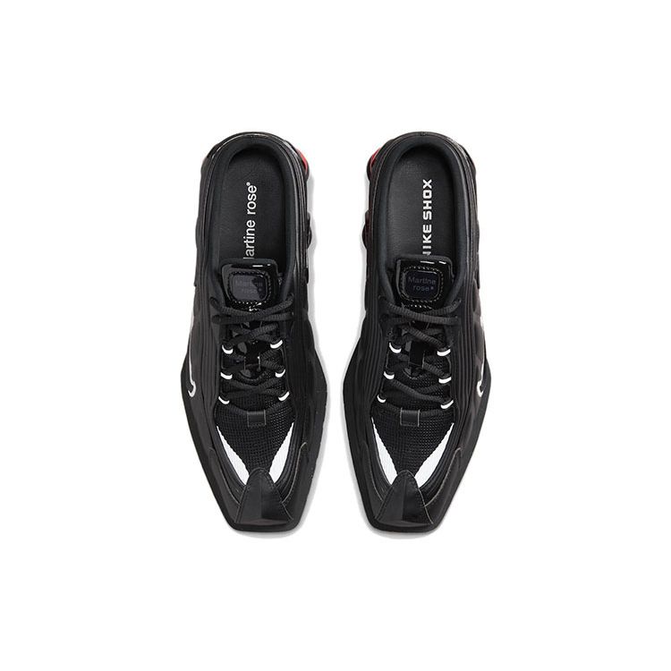 Martine Rose X Nike  Shox Mule MR4 Black Comet Red Women Sneakers Metallic-Silver DQ2401-001
