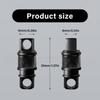 Multipurpose Rotating Carabiner Clip Keychain Charm Keyring Hook Metal Texture for Key Tool and Outdoor Equipment