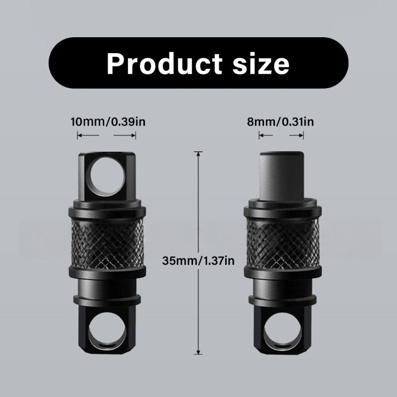 Multipurpose Rotating Carabiner Clip Keychain Charm Keyring Hook Metal Texture for Key Tool and Outdoor Equipment