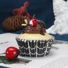 50/100/300 Pcs Halloween Spider Web Cupcake Liners, Greaseproof Paper Baking Cups for Birthday and Home Party Desserts