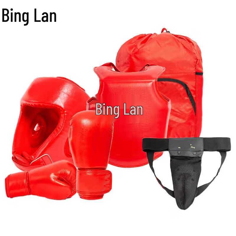 

Binglan 5-Piece Sanda & Boxing Training Protective Gear Set