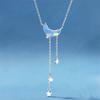 925 Sterling Silver Zircon Pendant Necklace Necklace Women Fashion Jewelry