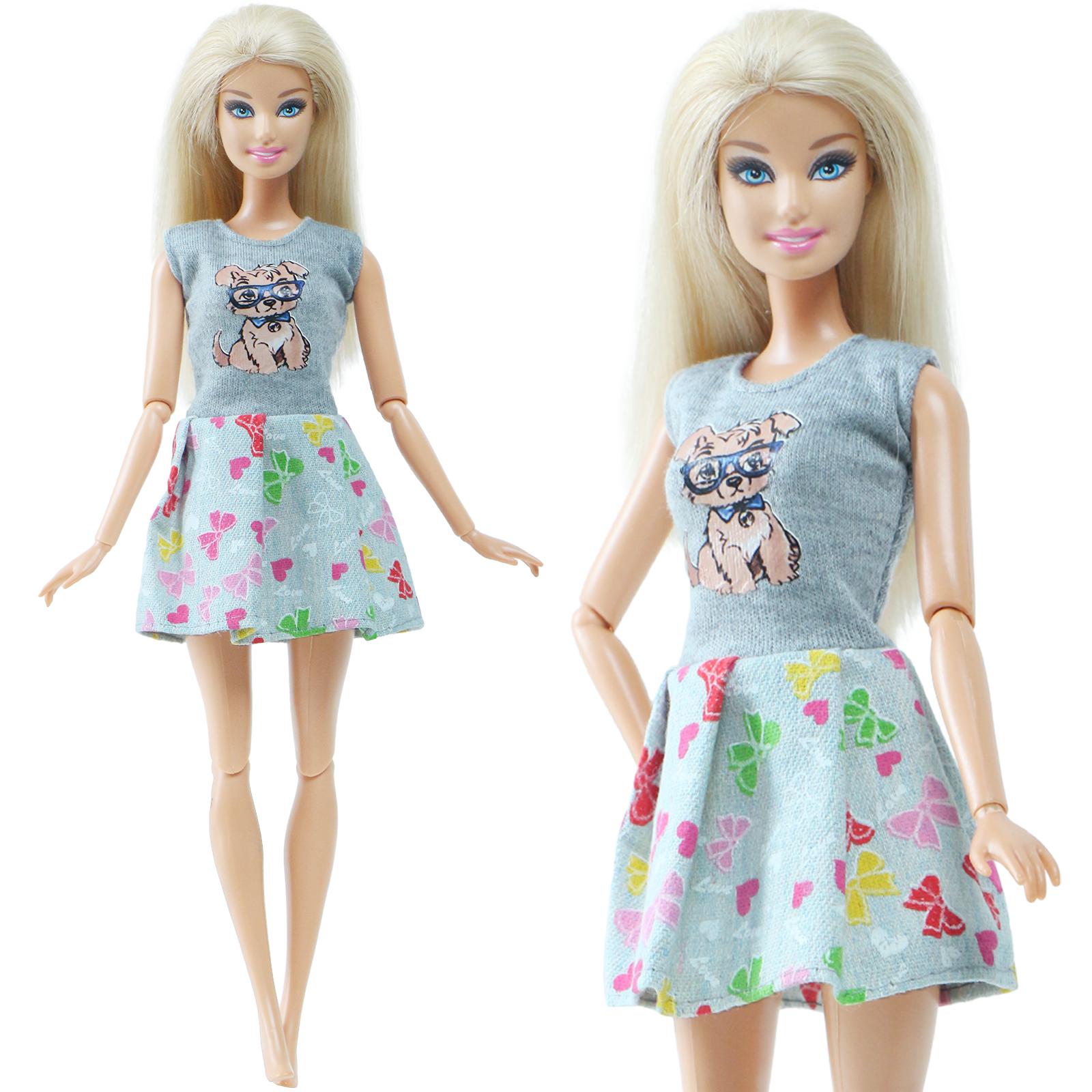 

Кукольная одежда для куклы Барби, много стилей, платье, юбка, модная одежда для куклы 1/6 11,5 дюймов, игрушка для девочки