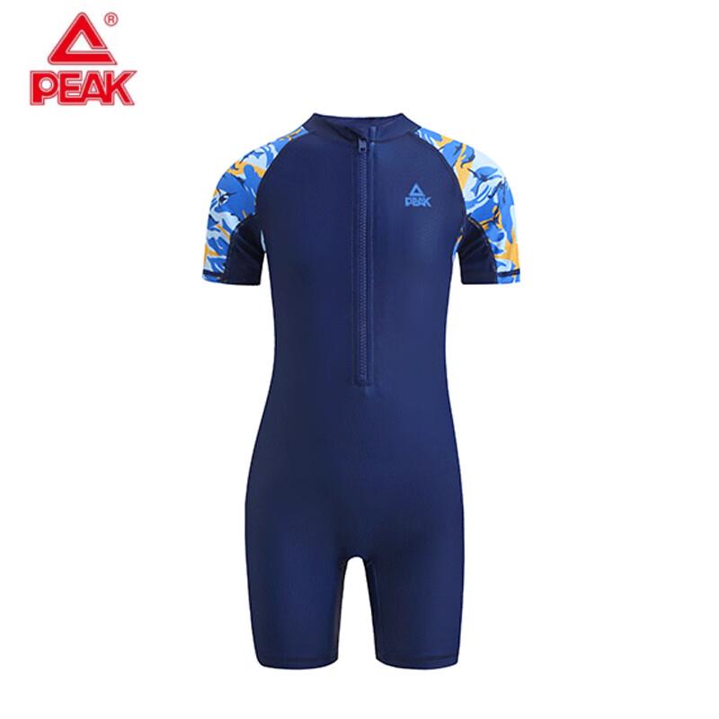 PEAK Boys  One-Piece Training Swimsuit YS12118 Contact Customer Service
