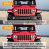 Beast Eyes Headlight Decals, 3D Round Stickers And Decals For Jeep Wrangler, Stereo Eyes Headlight Decal Stickers(Blue)