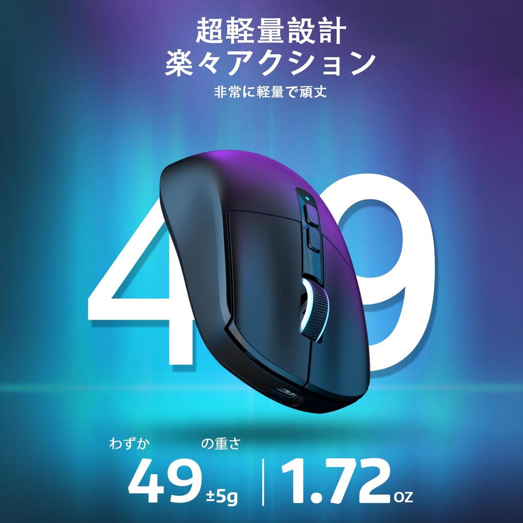 x ATTACK SHARK X6 Wireless Gaming Lightweight Wireless Gaming Mouse with PAW3395 26000 Magnet Charging Fast 200 Hours Battery for FPS A.JAZZ Mouse,