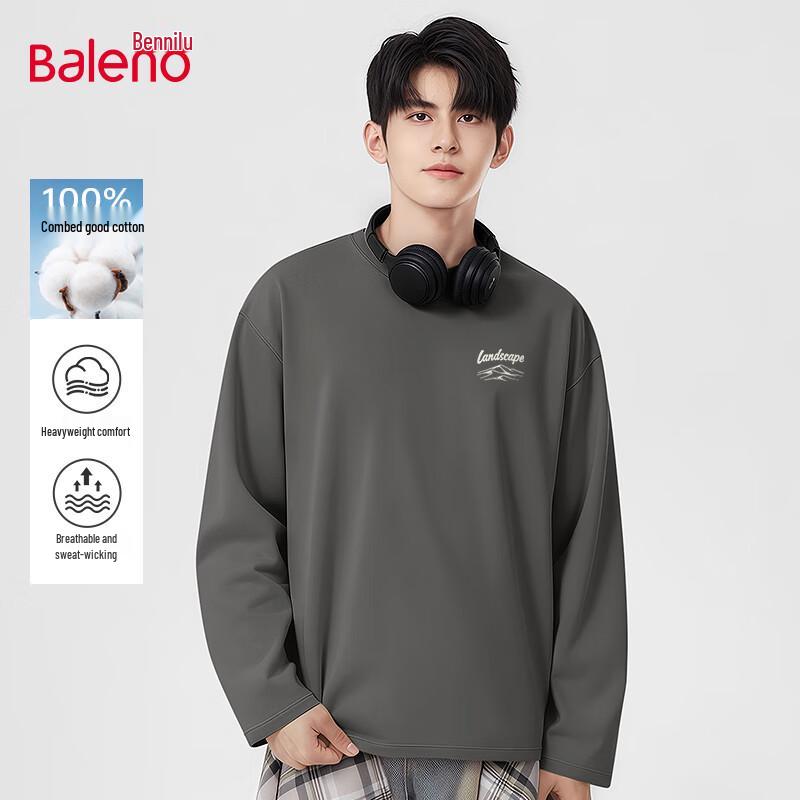 Baleno Men's Pure Cotton Long Sleeve Sweatshirt