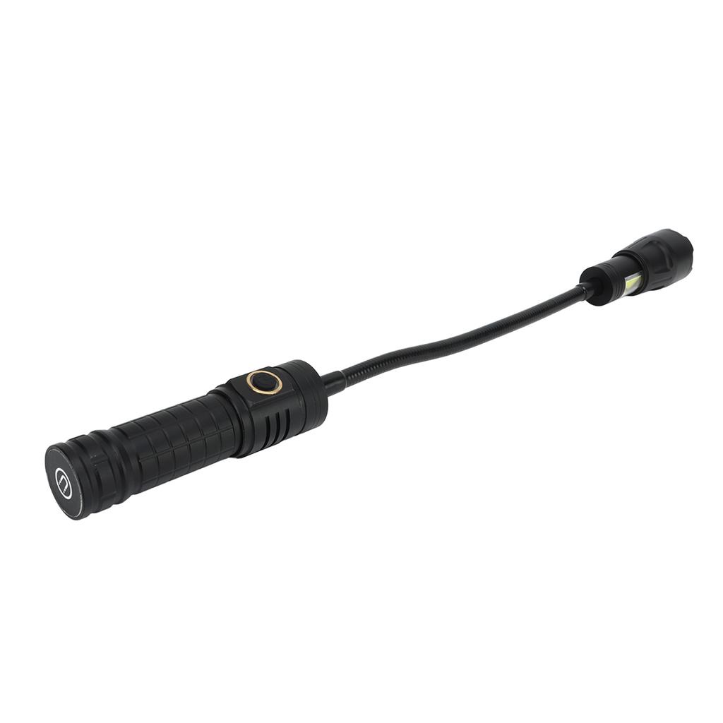 1000LM LED Work Light Magnetic Flexible LED Flashlight TYPE C Zoomable Torch Light with COB Side Light