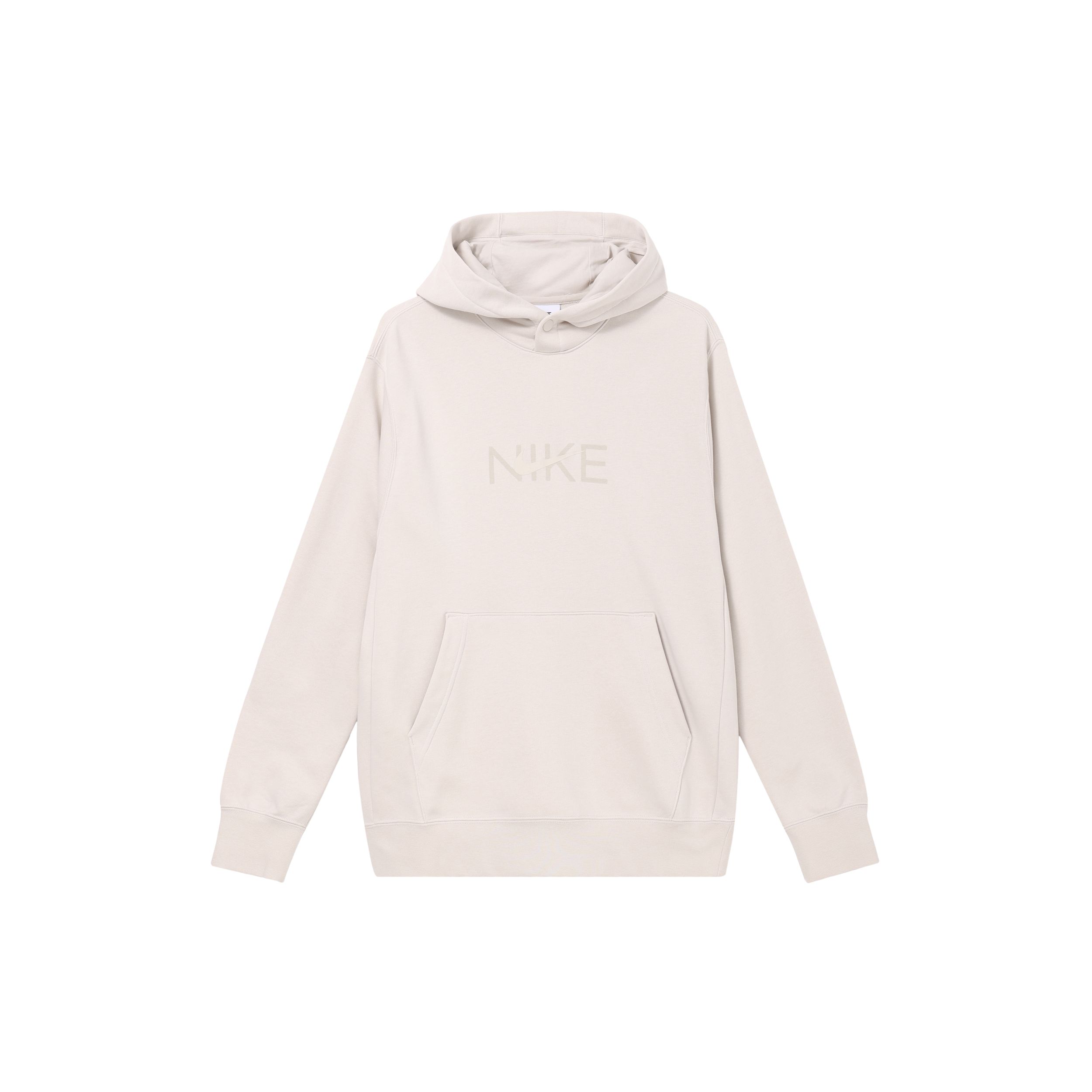 

Nike Повседневный теплый пуловер с капюшоном, мужской топ, кремовый FZ4765104 S