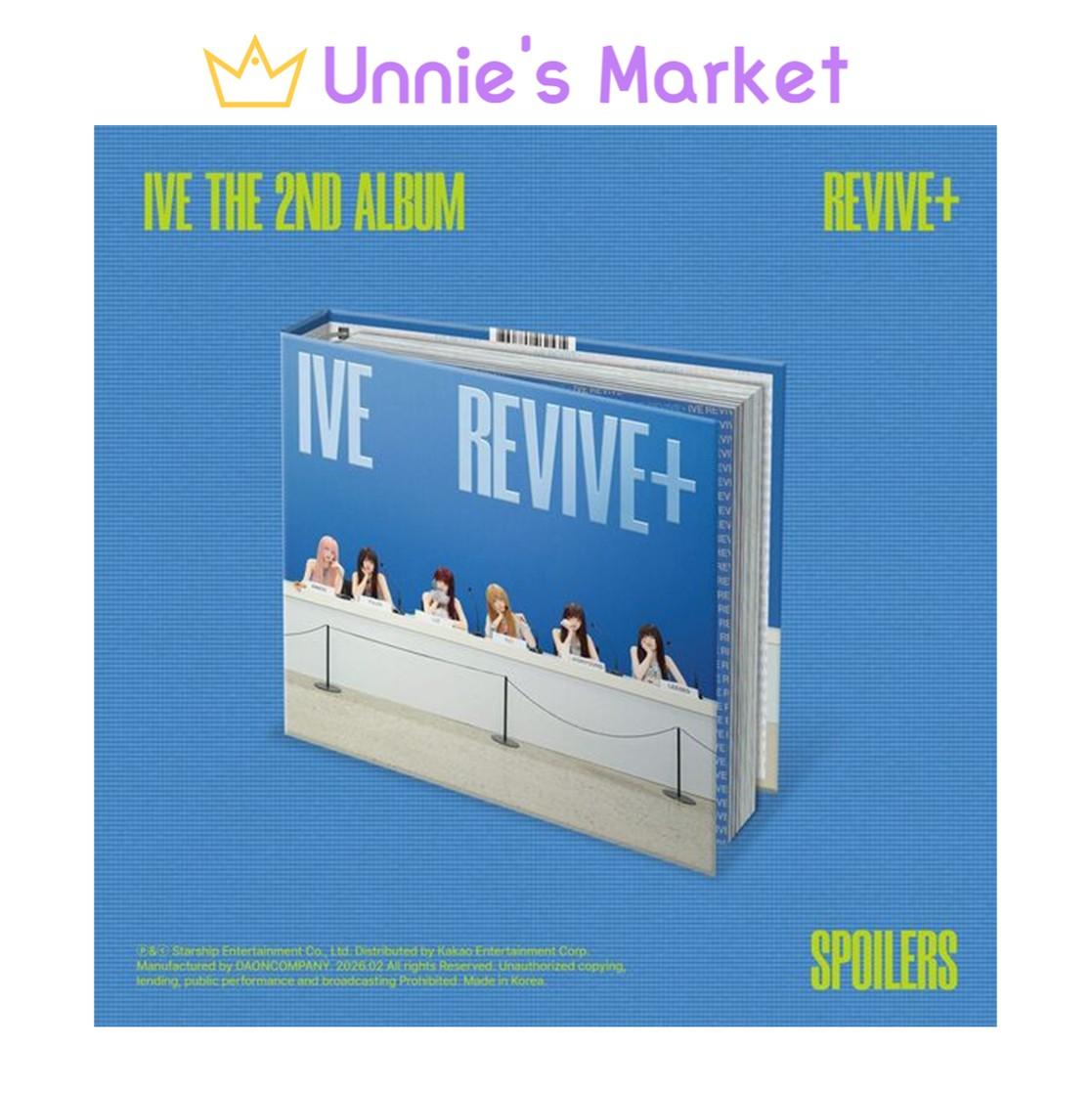(СПОЙЛЕРЫ версия) IVE [REVIVE+] Второй альбом + Бесплатный подарок 1EA
