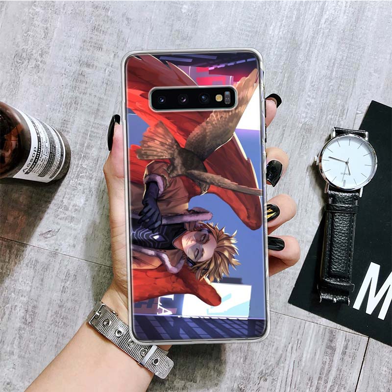 My Hero Academia Hawks Phone Case For Samsung Galaxy S20 FE S10 Plus S21 S22 Ultra S10E S9 S8 S7 Edge J4 + Fundas Cover Coque