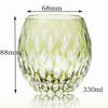 Japanese Edo Kiriko Crystal Glass Cup Set