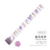 5*200cm Ice crystal lace Plant Flowers tape Stickers Creativity Adhesive Diy Diary Album Scrapbooking material Craft Supplies