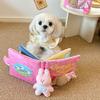 Interactive Puzzle Book Toy Dogs Cats - Plush Snuffle Mat With Treat Dispensing Scent Tracking Chewing Mental