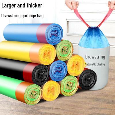 Large Self-Closing Drawstring Trash Bags with Thickened Handle for Home, Kitchen, and Office.