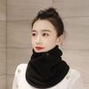 Multifunctional Fleece Neck Scarf Solid Color Plush Neck Cover Sweet Plush Neck Protector  Winter
