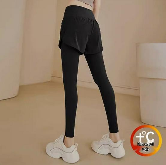 

Women s High Waist Butt Lifting Yoga Pants with Tummy Control - Elastic Fit for Running and Fitness, Perfect for Spring & Autumn XXL (145-165 lbs)