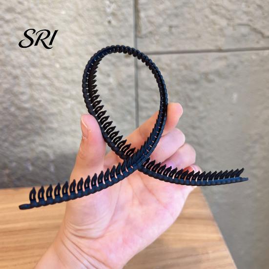 Non-slip Hair Band 1/4Pcs Women Hoop Non-Slip Teeth Plastic Headband Secure Makeup Fit Lightweight Washing Face Accessories Comb Tie