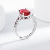 925 Sterling Silver Luxury Elegant Royal Blue Spinel Zircon Ladies Banquet Jewelry RingGood product