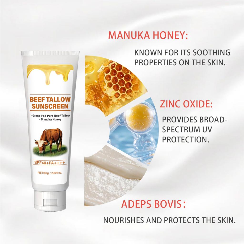 Beef Sebum Sunscreen Sunscreen Lotion Moisturizing Facial Sunscreen Fast Absorption Non-greasy Suitable For Men And Women.
