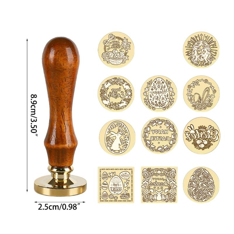 Easters Series Sealing Wax Stamps for Scrapbooking Decorations Wax Seal Stamps