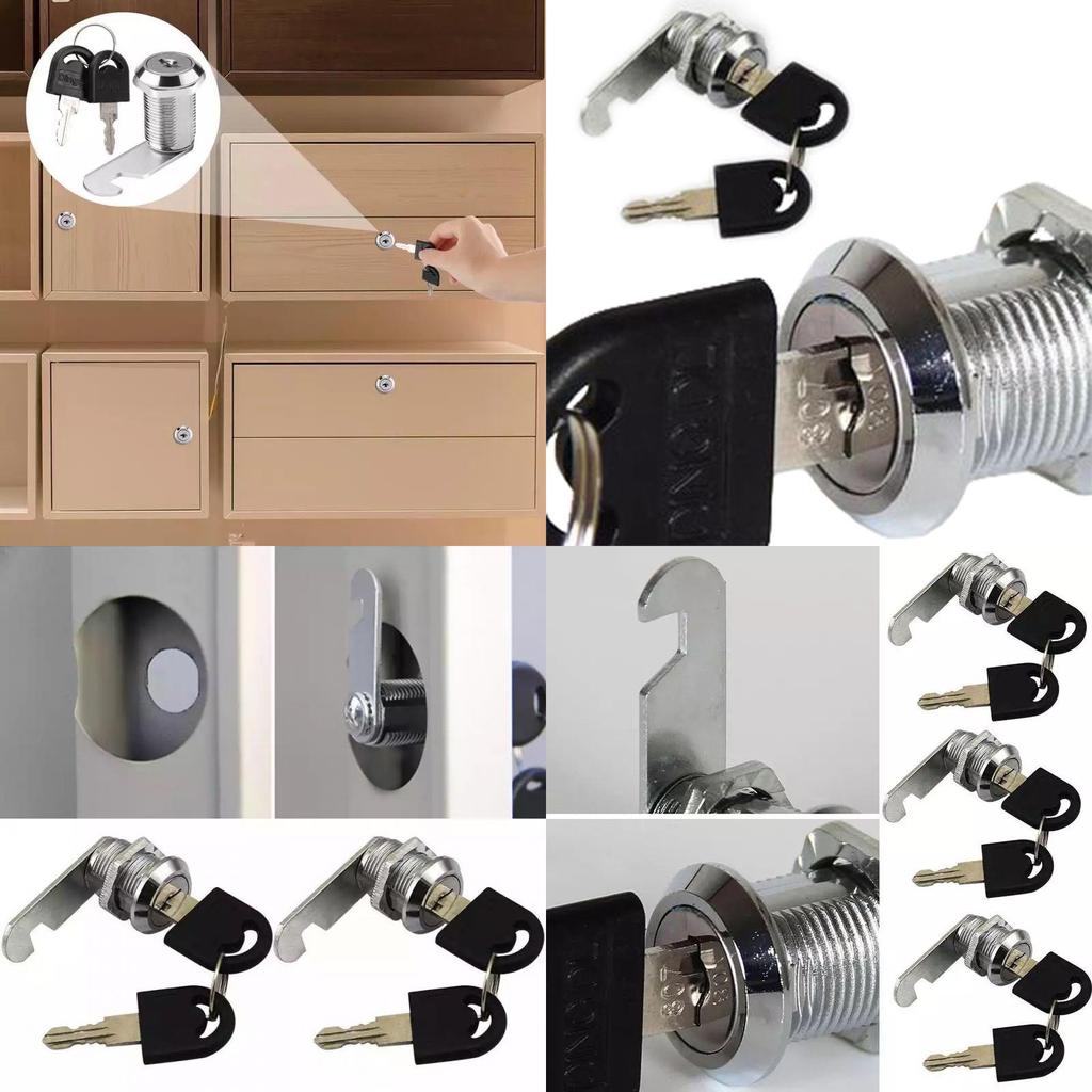 Hochwertiges Metalllegierungs-Nockenschloss für Tür, Spind, Schrank, Briefkasten, Schublade, Schrank