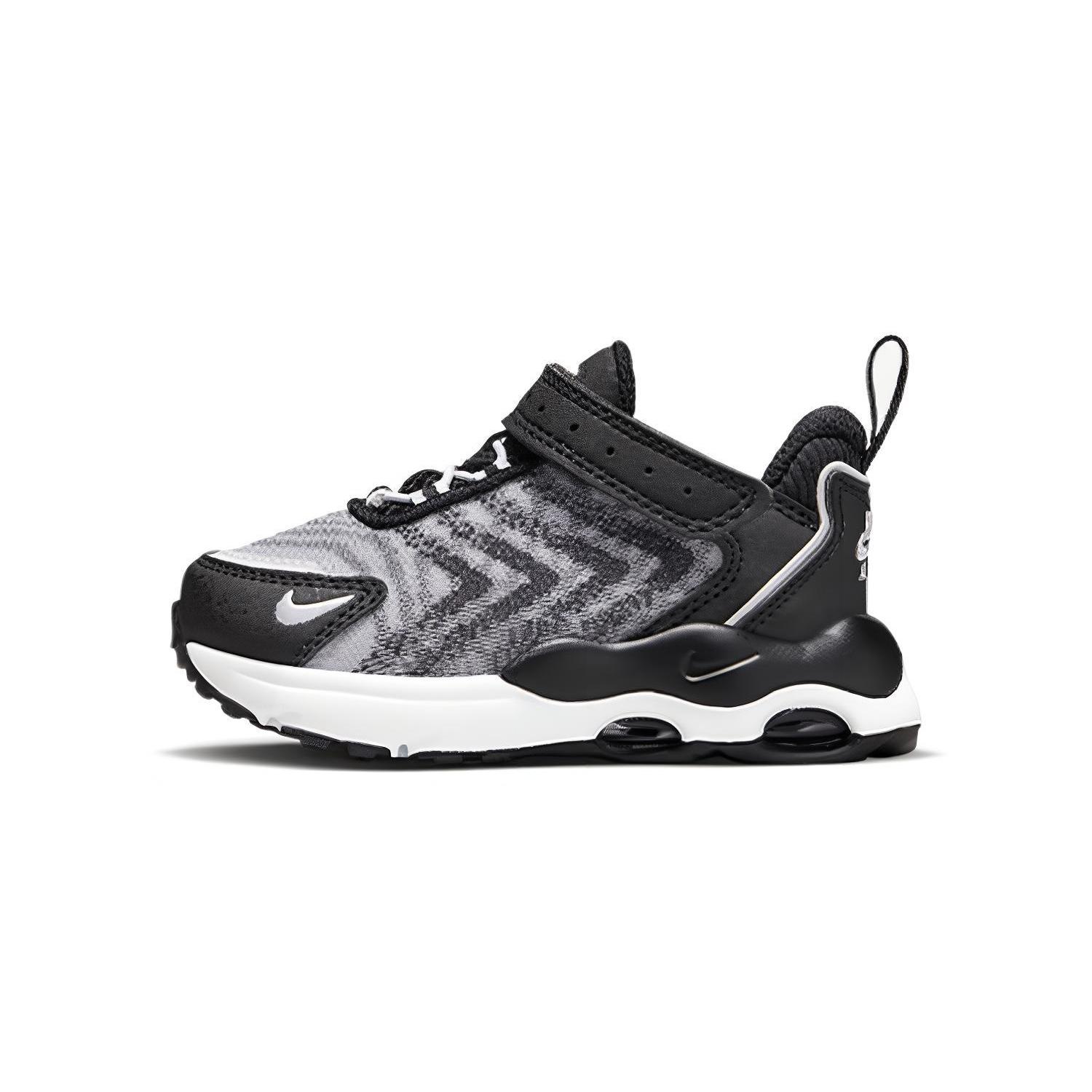 

Nike Air Max TW Cushioning Abrasion Resistant Breathable Low top Toddler Shoes Gray Black Infant And Toddler DQ0298-001 23.5