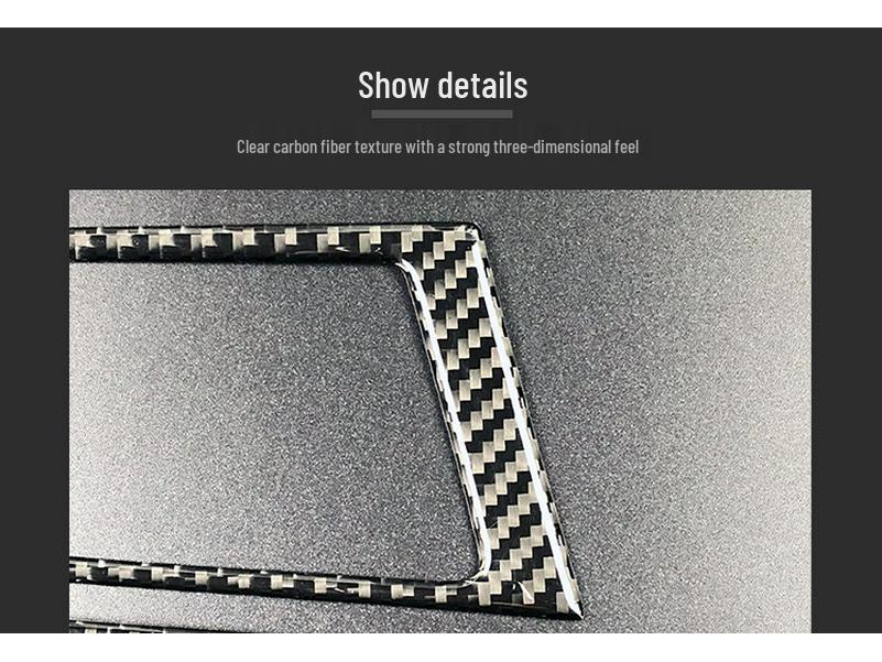Carbon Fiber Air Vent Frame Cover for BMW X5/X6 E70/E71 Interior