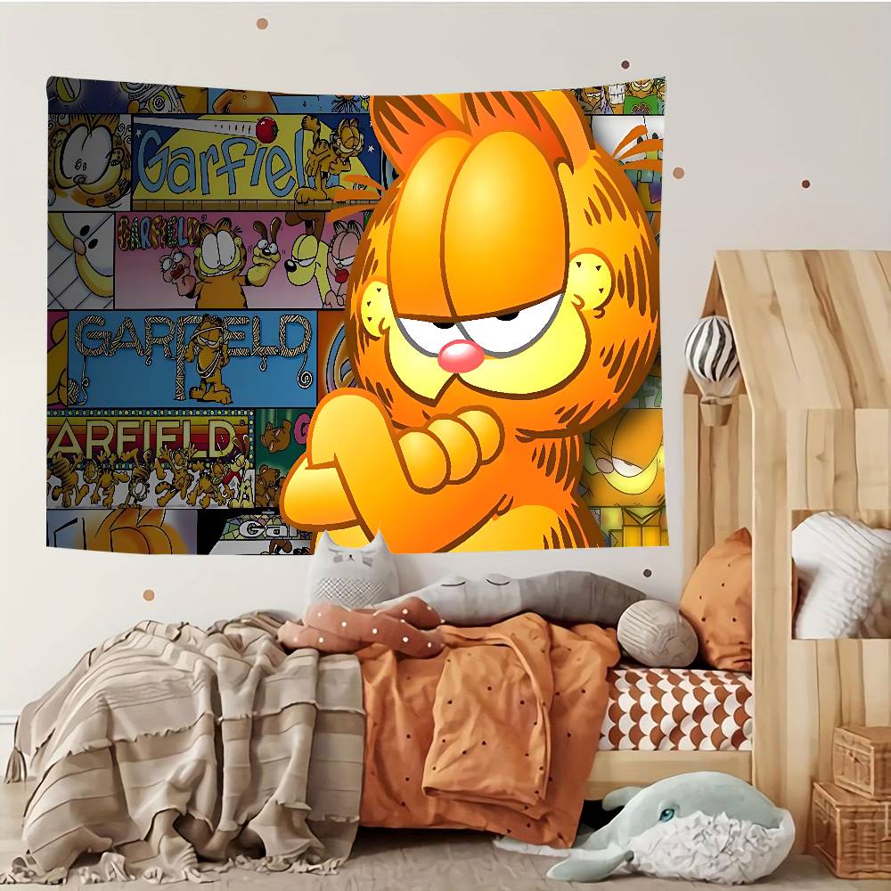 CatGGarfieldsBackdrop Tapestry Customizable Tapestries Of Various Styleswall Hangings Celebrity Photo Printingwall Hangings