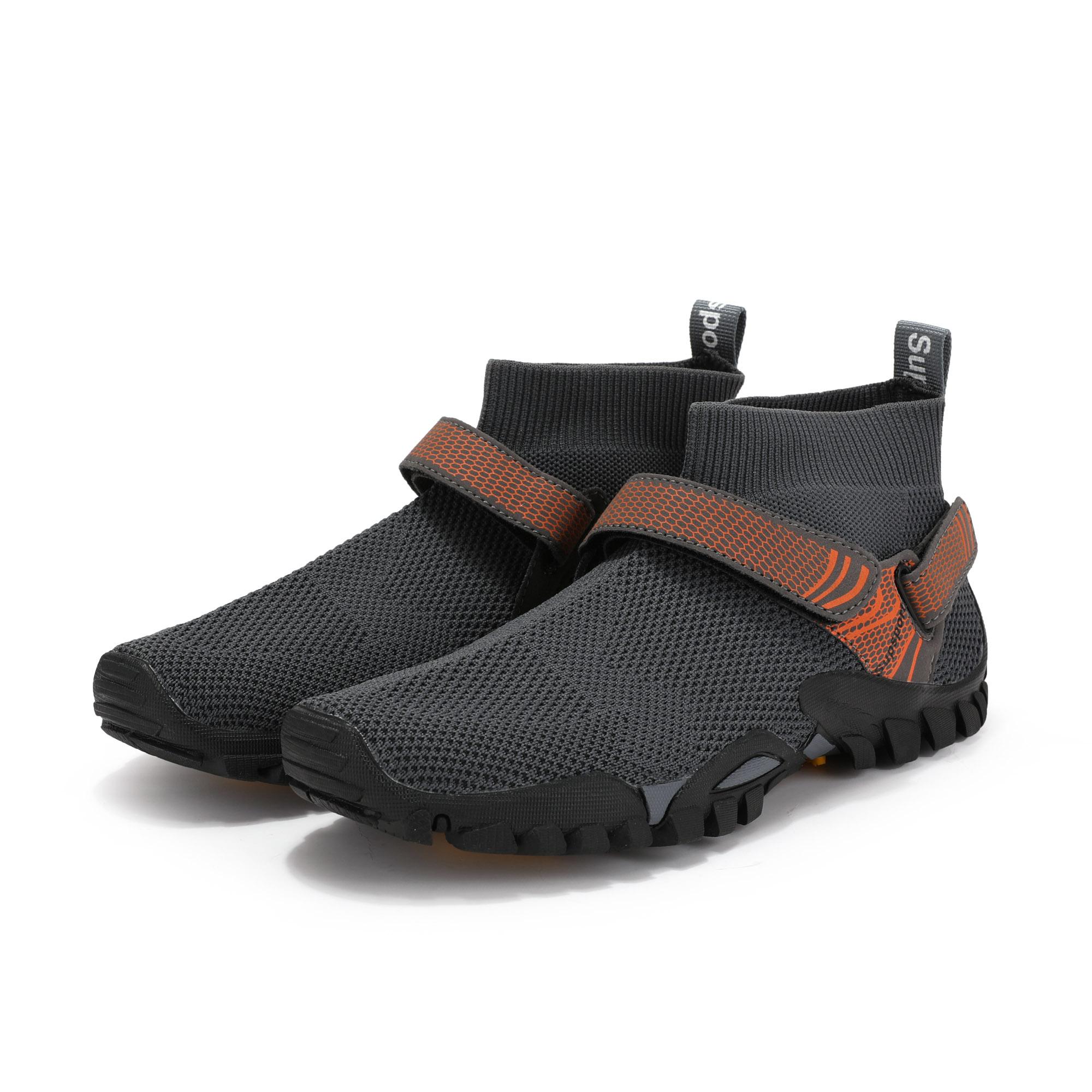 

Мужская походная обувь для горных восхождений в пустыне, высококачественные кроссовки на платформе, высокие ботинки для активного отдыха, дышащие треккинговые ботинки 46 серый