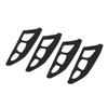 4Pcs Eyeshadow Shaper Silicone Portable Eyeshadow Stencil Guide Eye Makeup Aid Tool for Home Beauty 