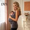 Stretchy Tank Top Baby Carrier Kangaroo for Mom, V Neck Infant Wrap Top, Breathable Sleeveless Shirt with Pocket Holding